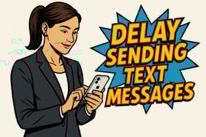 How To Delay Sending SMS Or Text Messages With Your iPhone