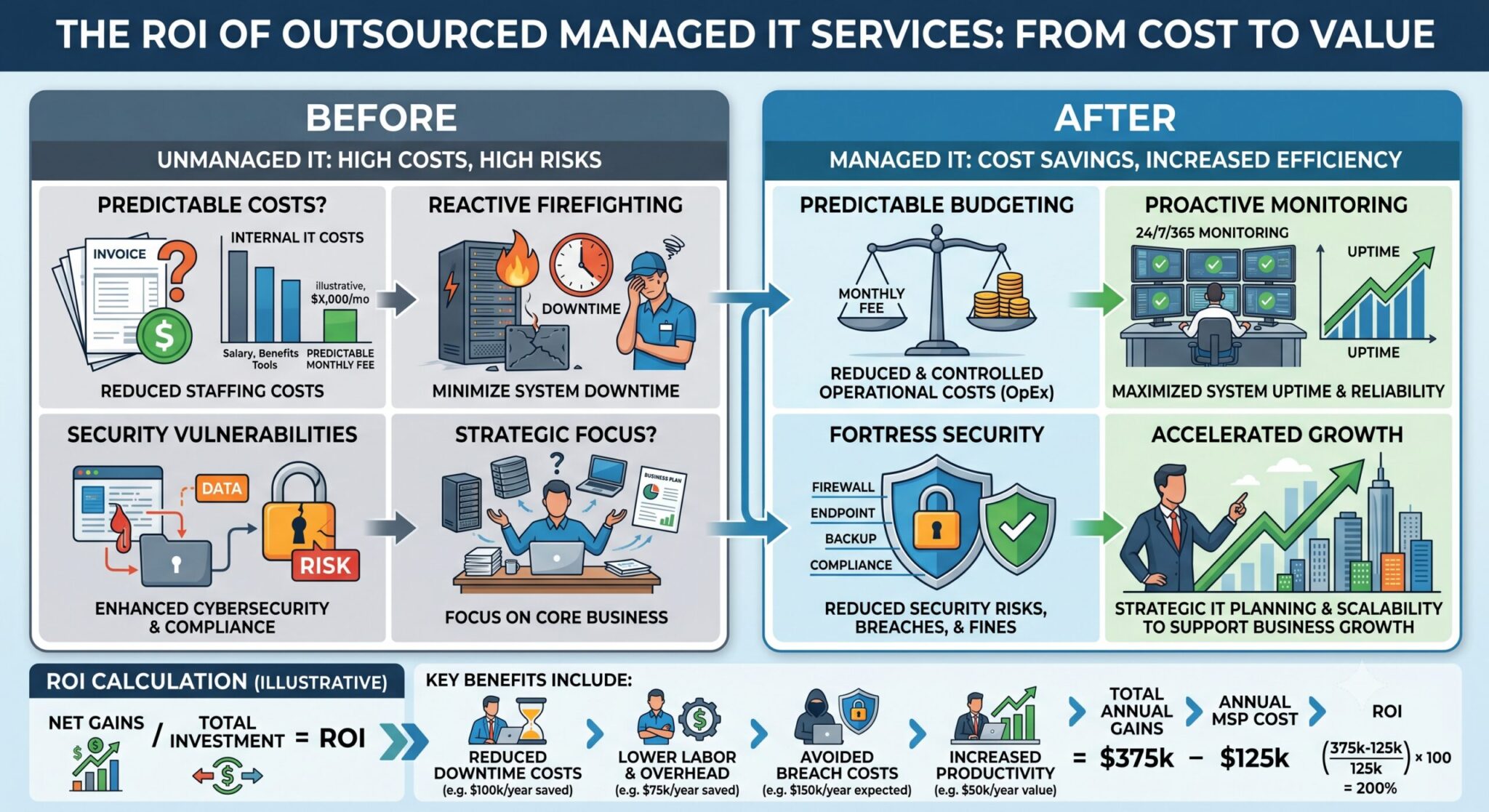The ROI of managed IT services