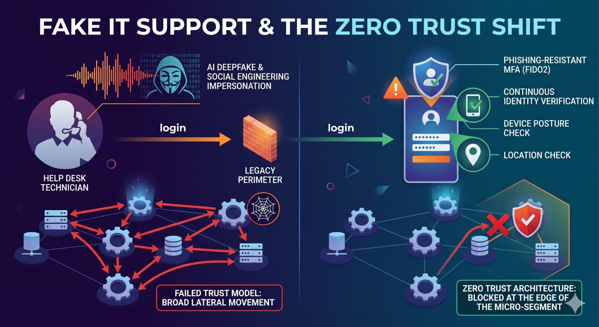 The Inside Job That Isn’t: How Fake IT Support is Driving the Shift to Zero Trust