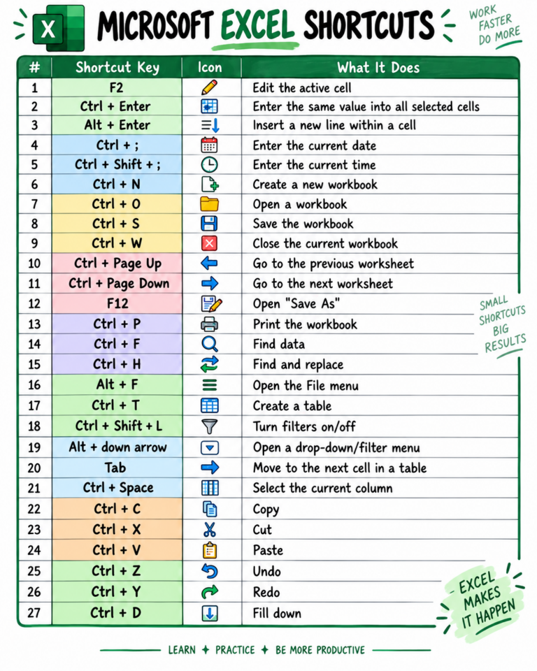The Excel Shortcuts That Could Save You Hours at Work